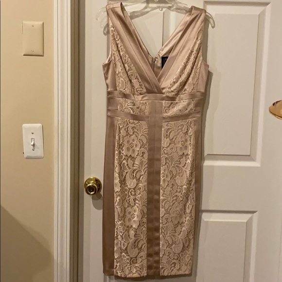 lace and satin dress - Picture 1 of 2